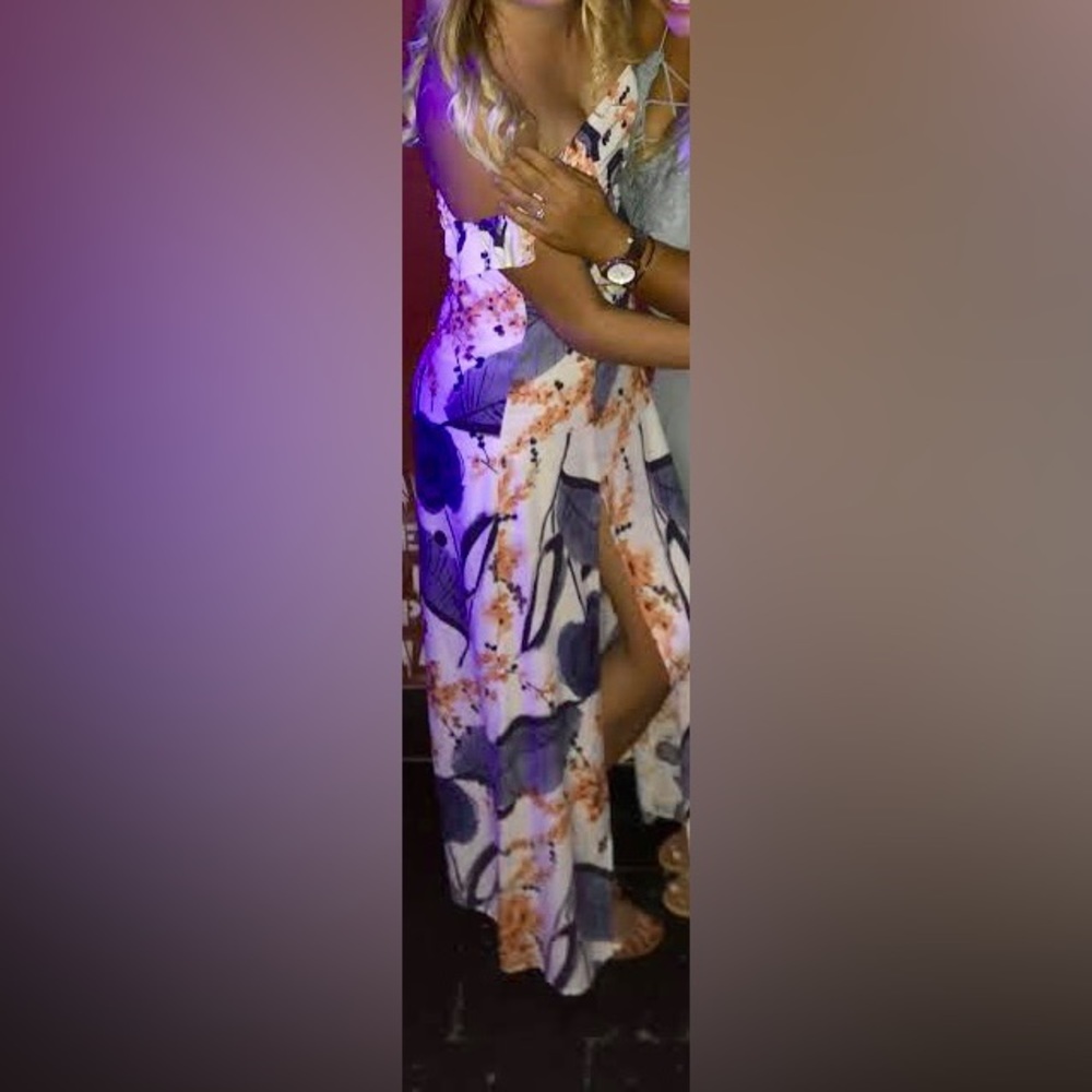Floral maxi dress LIKE NEW!